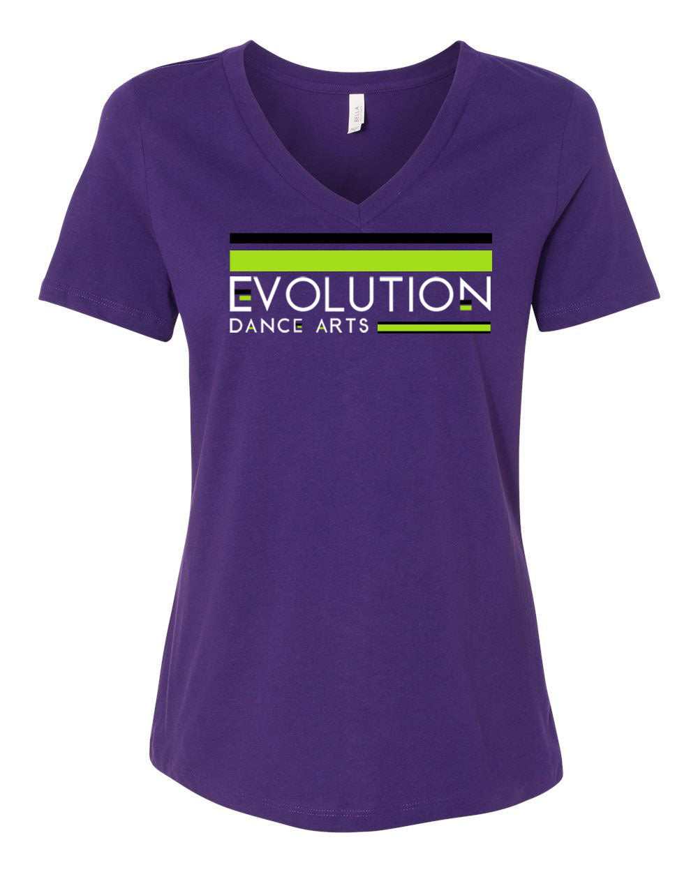 Evolution Dance Arts Design 3 V-neck T-shirt