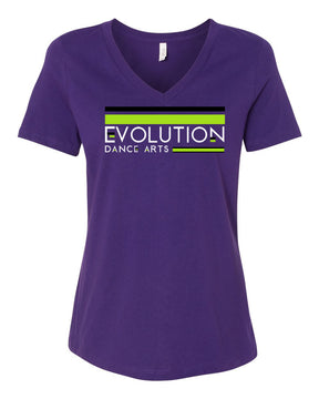 Evolution Dance Arts Design 3 V-neck T-shirt