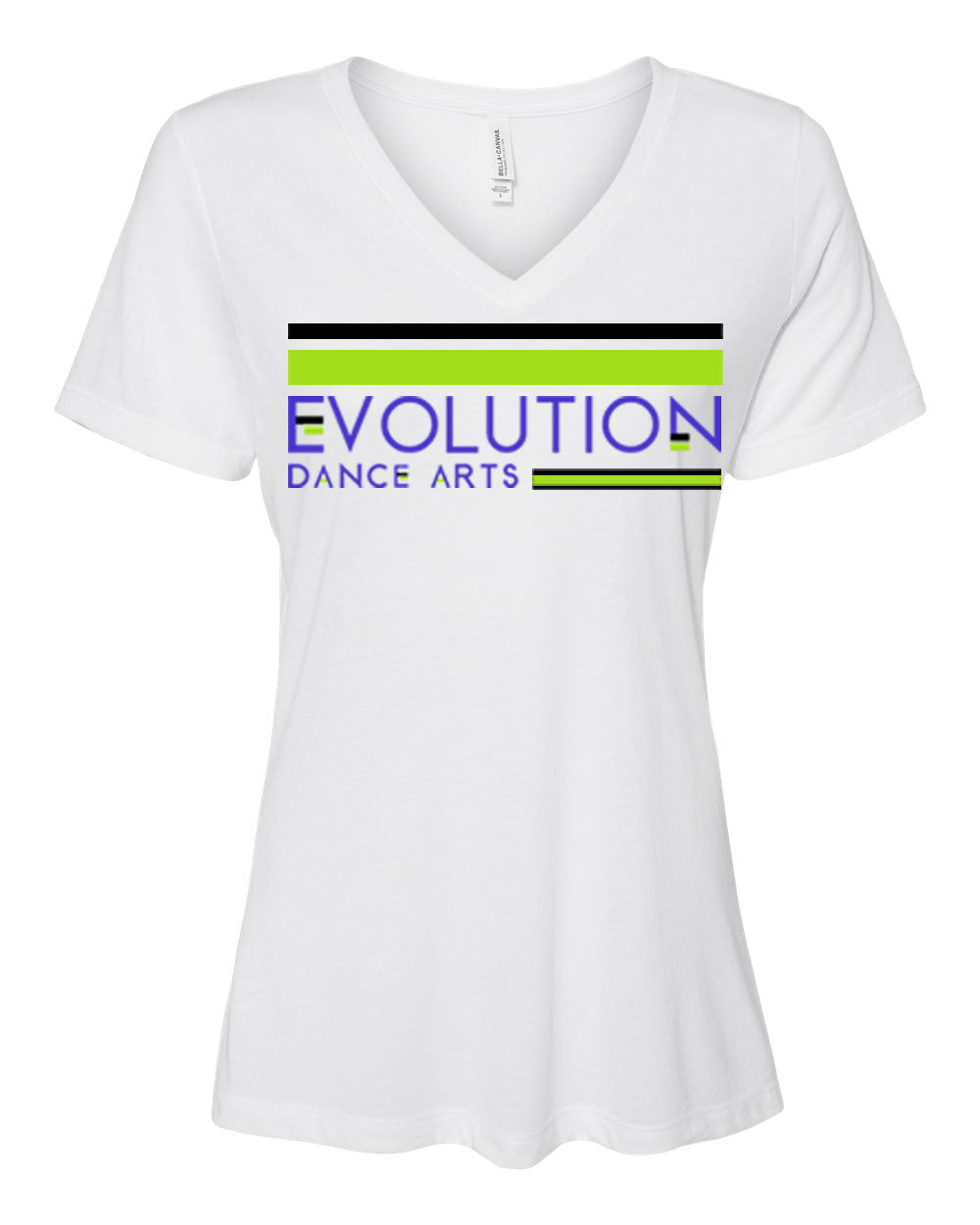 Evolution Dance Arts Design 3 V-neck T-shirt