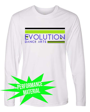 Evolution Dance Arts Performance Material Design 3 Long Sleeve Shirt