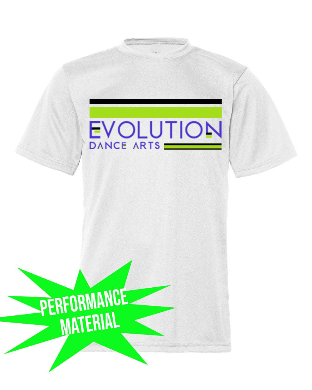 Evolution Dance Arts Performance Material design 3 T-Shirt