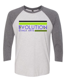 Evolution Dance Arts design 3 raglan shirt