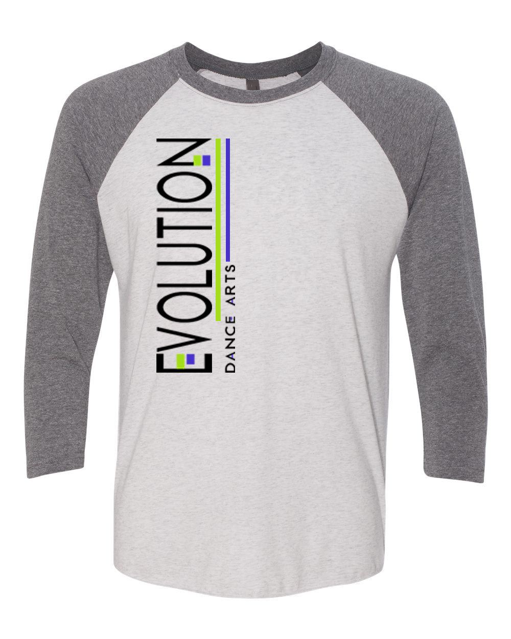 Evolution Dance Arts design 5 raglan shirt