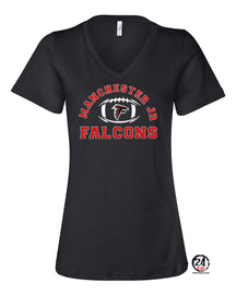 Falcons Football V-neck T-Shirt Design 1