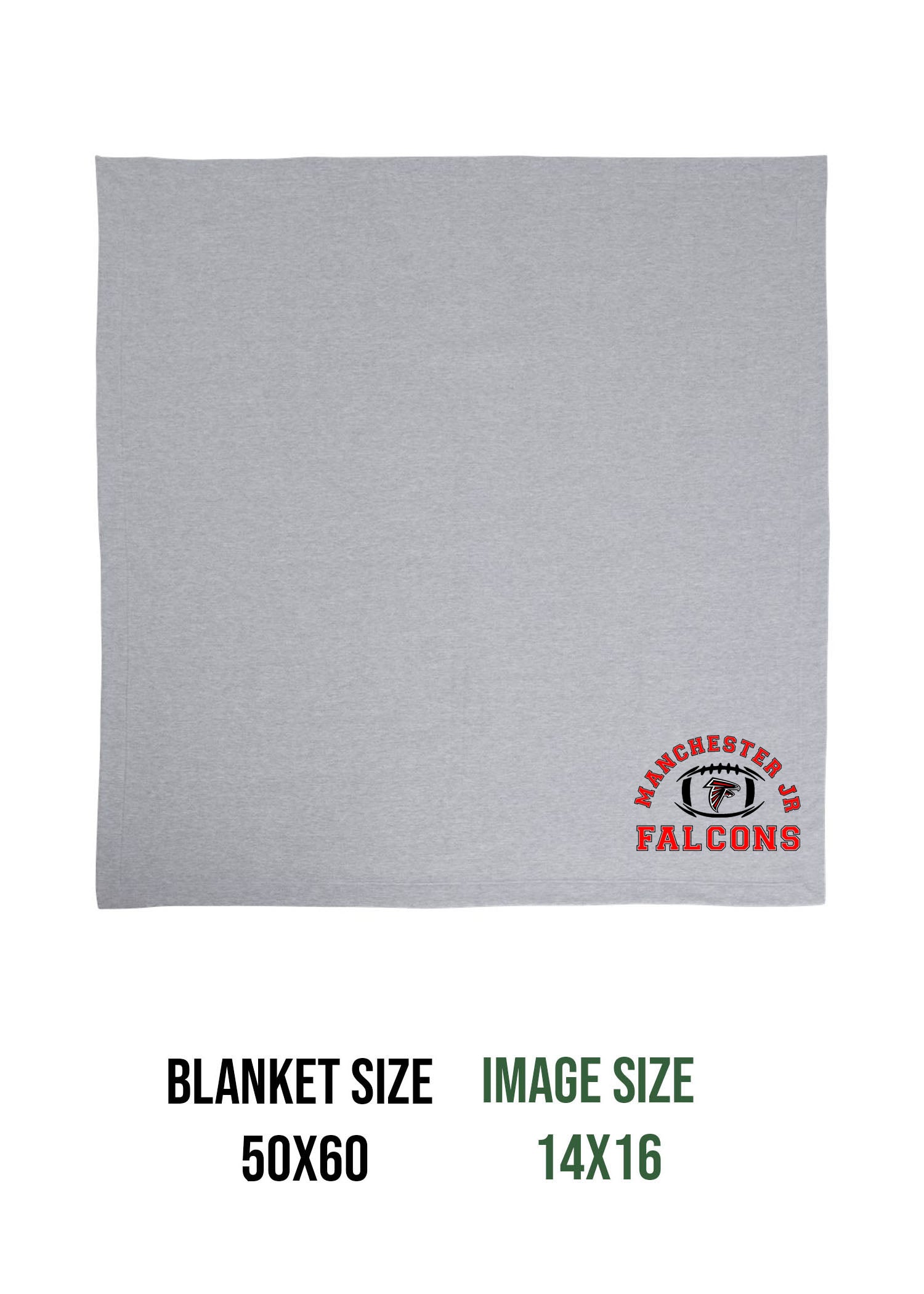 Falcons Football Blanket Design 1