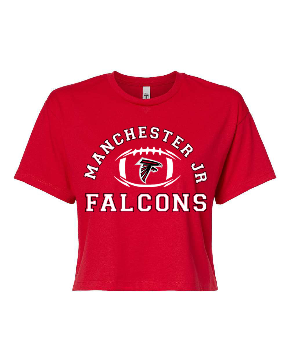 Falcons Football Crop Top Design 1