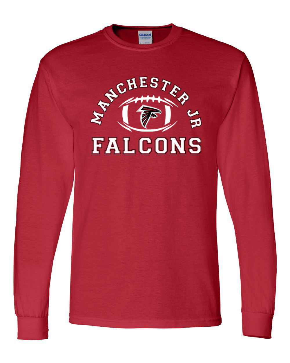 Falcons Football Long Sleeve Shirt Design 1