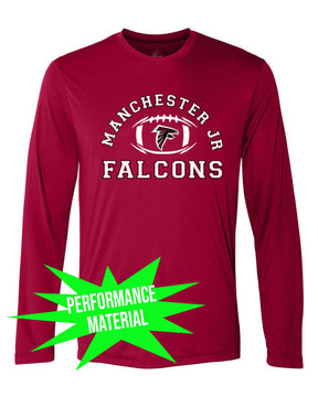 Falcons Football Performance Material Long Sleeve Shirt Design 1