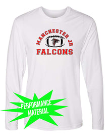Falcons Football Performance Material Long Sleeve Shirt Design 1