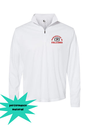 Falcons Football Quarter Zip Long Sleeve Design 1