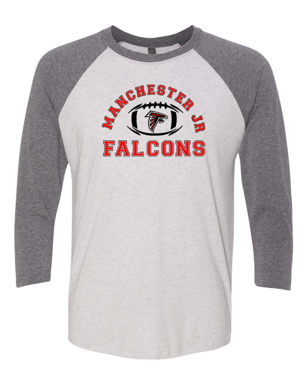 Falcons Football raglan shirt Design 1