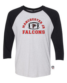 Falcons Football raglan shirt Design 1
