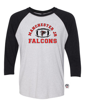 Falcons Football raglan shirt Design 1
