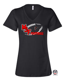 Falcons Football V-neck T-Shirt Design 2