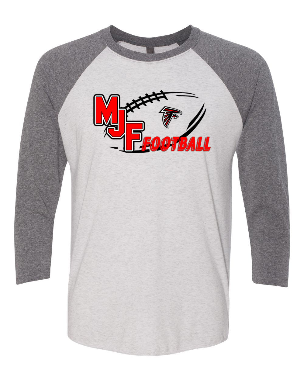 Falcons Football raglan shirt Design 2