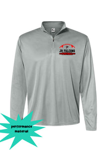 Falcons Football Quarter Zip Long Sleeve Design 3