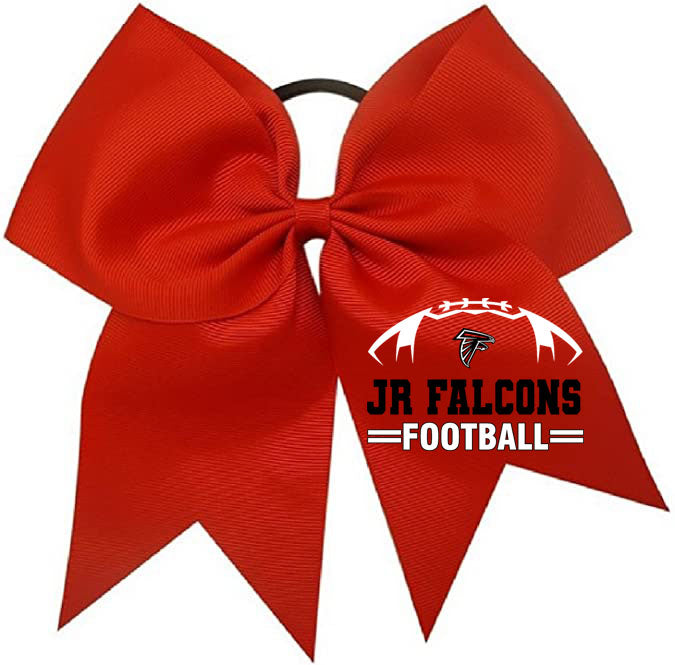 Falcons Football Bow Design 3