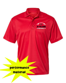 Falcons Football Performance Material Polo T-Shirt Design 3