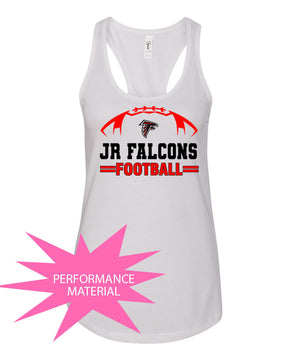 Falcons Football Performance Racerback Tank Top Design 3