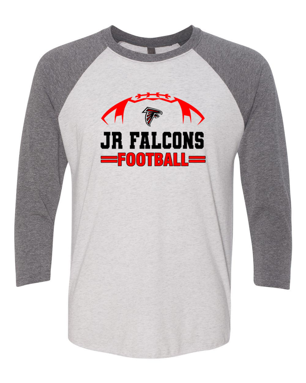 Falcons Football raglan shirt Design 3