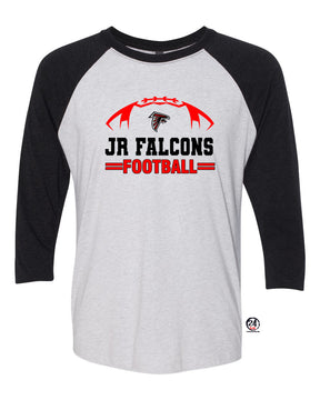 Falcons Football raglan shirt Design 3