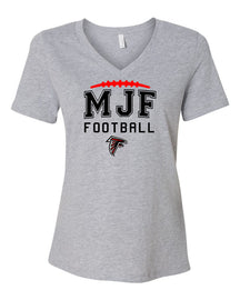 Falcons Football V-neck T-Shirt Design 4