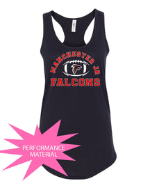 Falcons Football Performance Racerback Tank Top Design 1