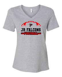Falcons Football V-neck T-Shirt Design 3