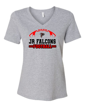 Falcons Football V-neck T-Shirt Design 3