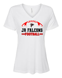 Falcons Football V-neck T-Shirt Design 3