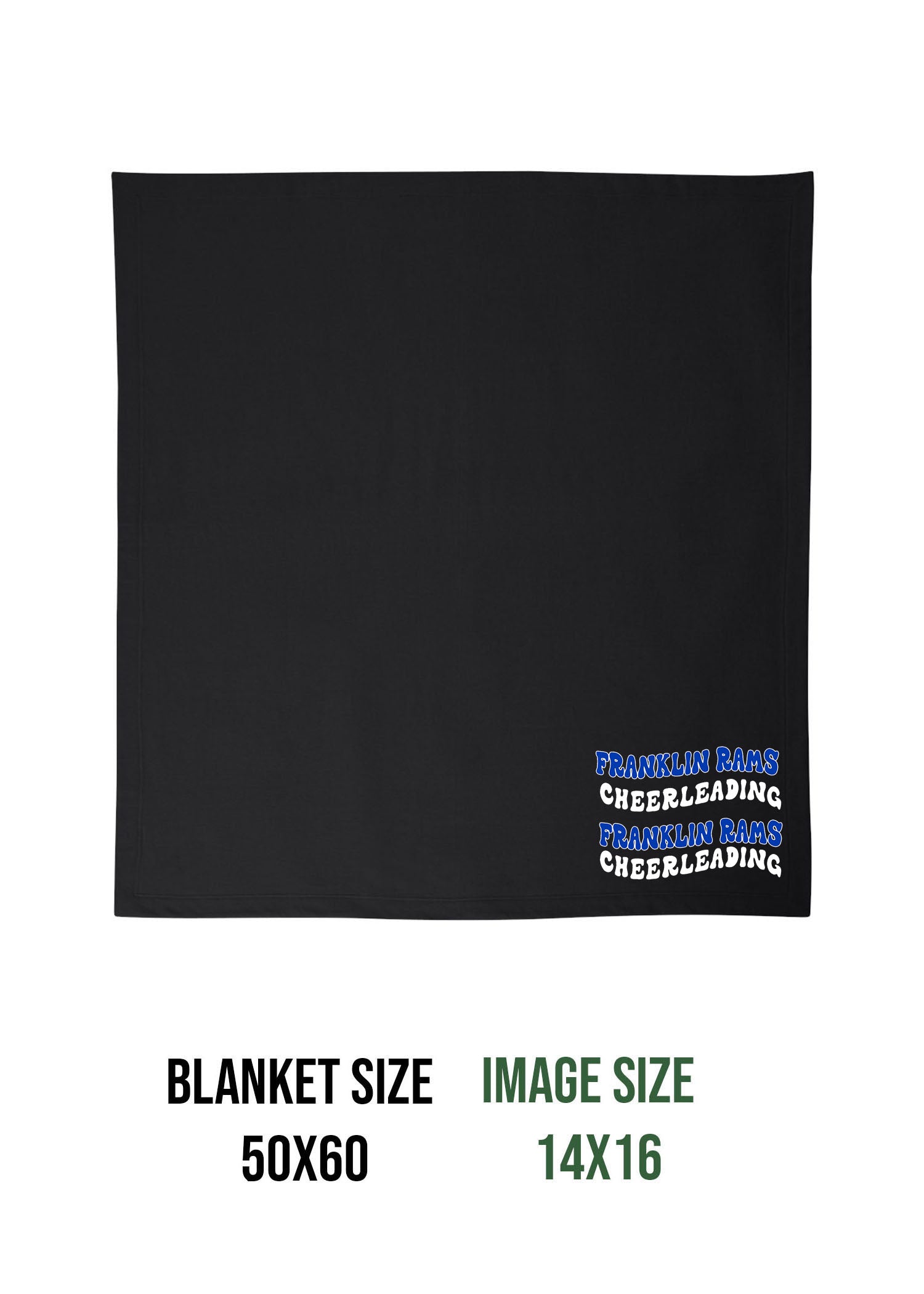 Franklin Cheer Design 1 Blanket