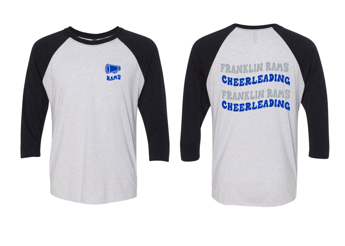 Franklin Cheer Design 1 raglan shirt