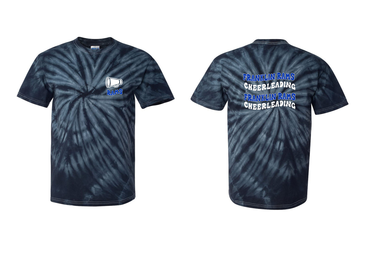 Franklin Cheer Tie Dye t-shirt Design 1