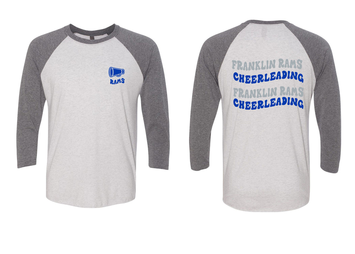 Franklin Cheer Design 1 raglan shirt