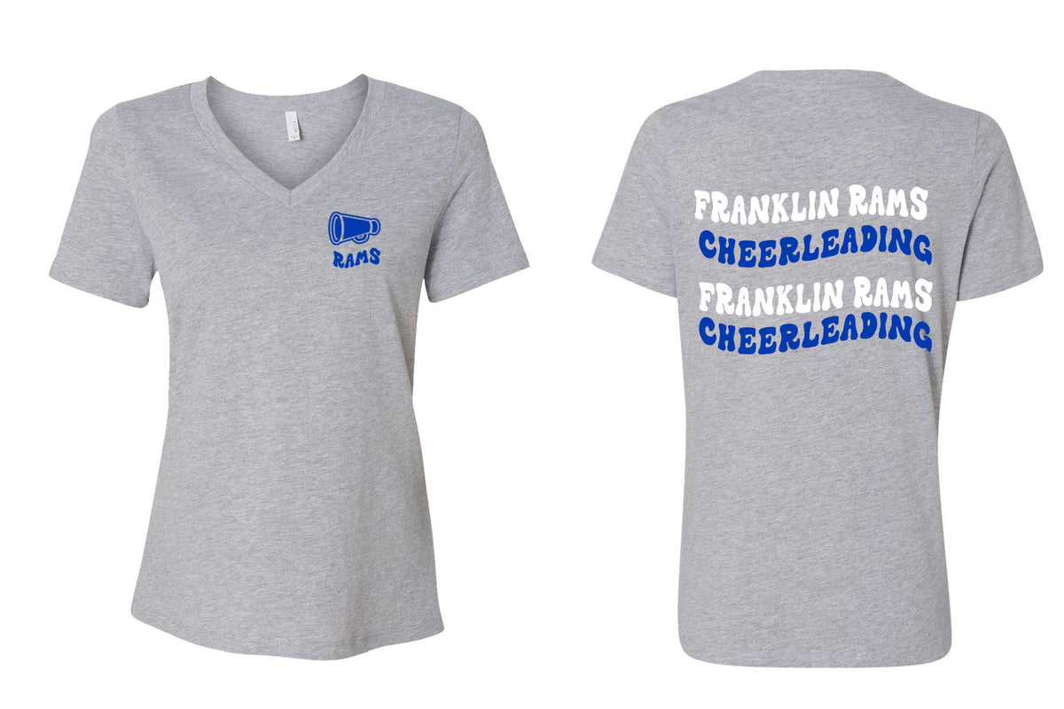 Franklin Cheer Design 1 V-neck T-Shirt