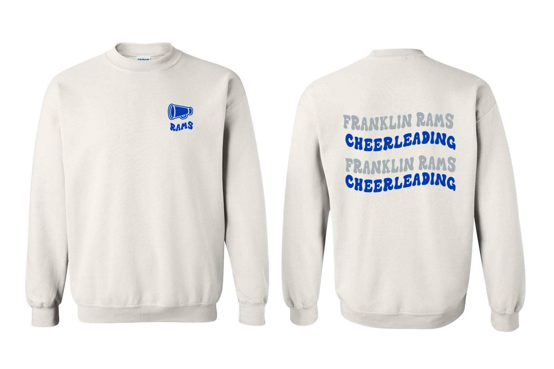 Franklin Cheer Design 1 non hooded sweatshirt