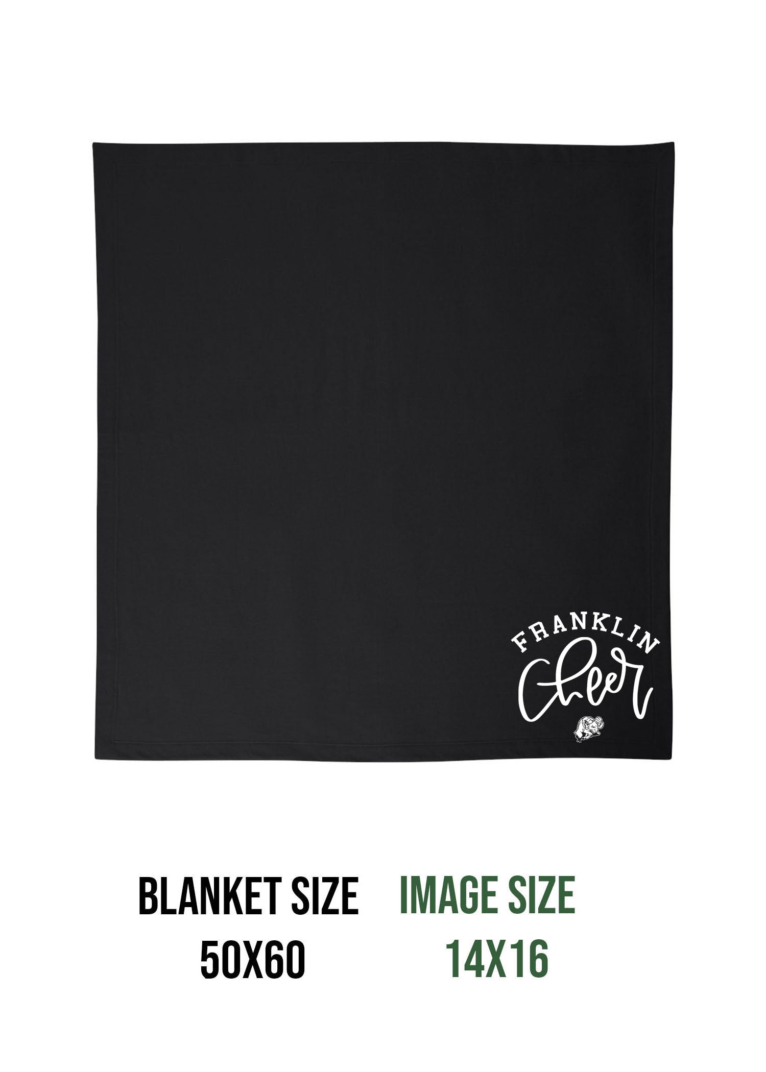 Franklin Cheer Design 3 Blanket