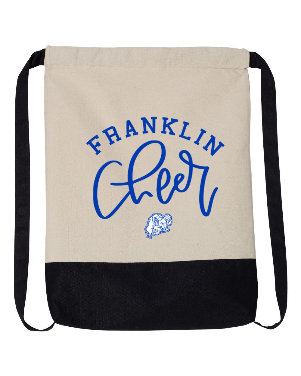 Franklin Cheer Drawstring Bag Design 3