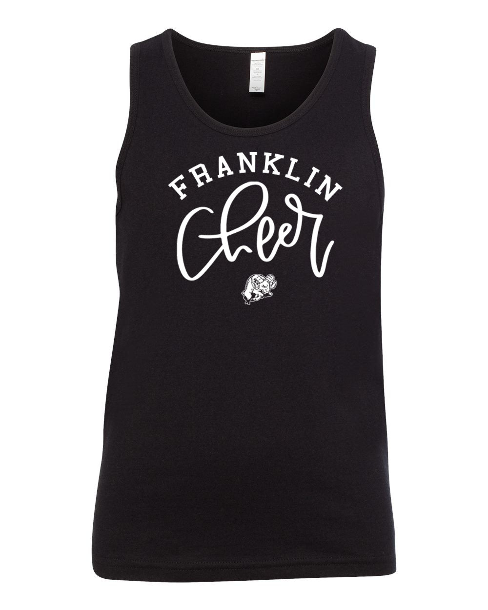 Franklin Cheer design 3 Muscle Tank Top