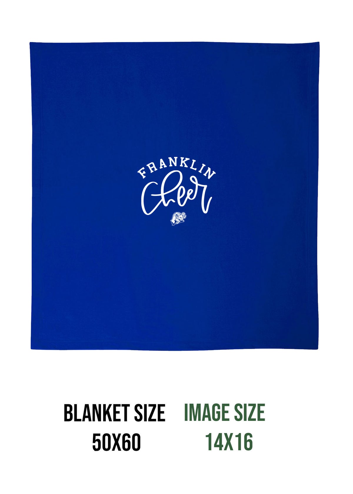Franklin Cheer Design 3 Blanket