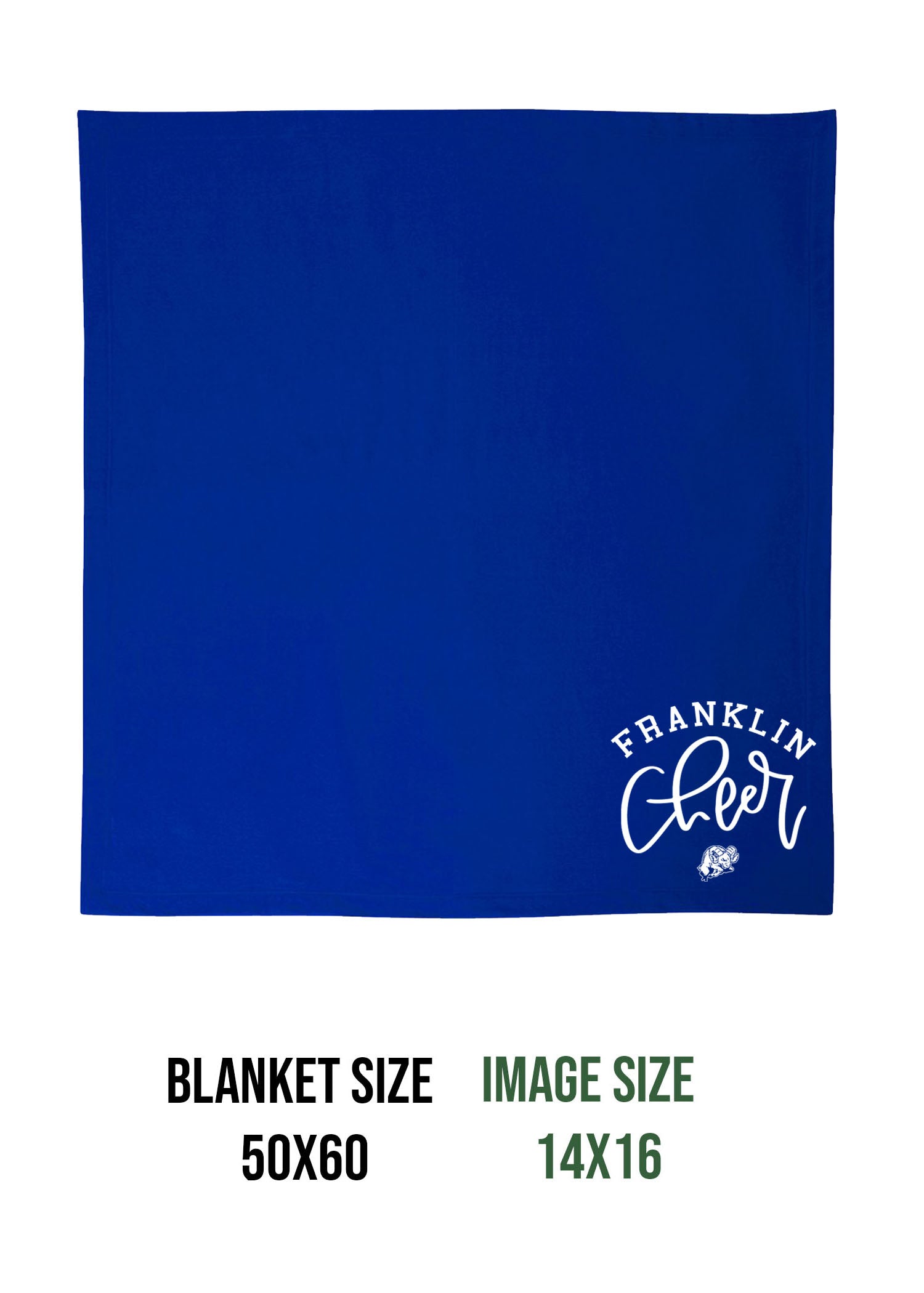 Franklin Cheer Design 3 Blanket