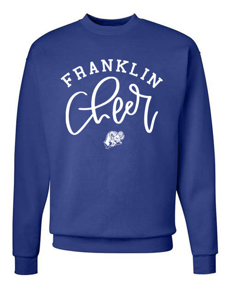 Franklin Cheer Design 3 non hooded sweatshirt