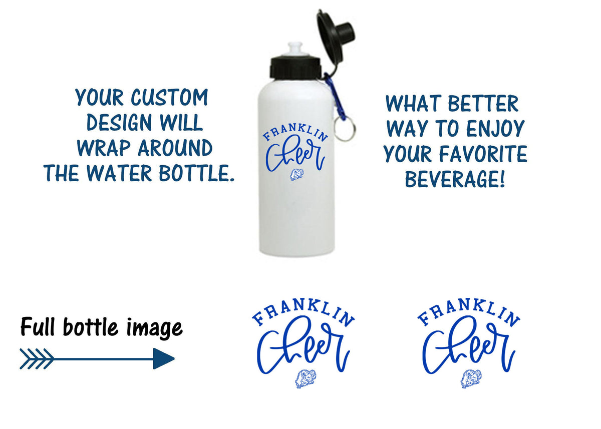 Franklin Cheer Design 3 Water Bottle