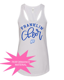 Franklin Cheer Performance Racerback Tank Top Design 3