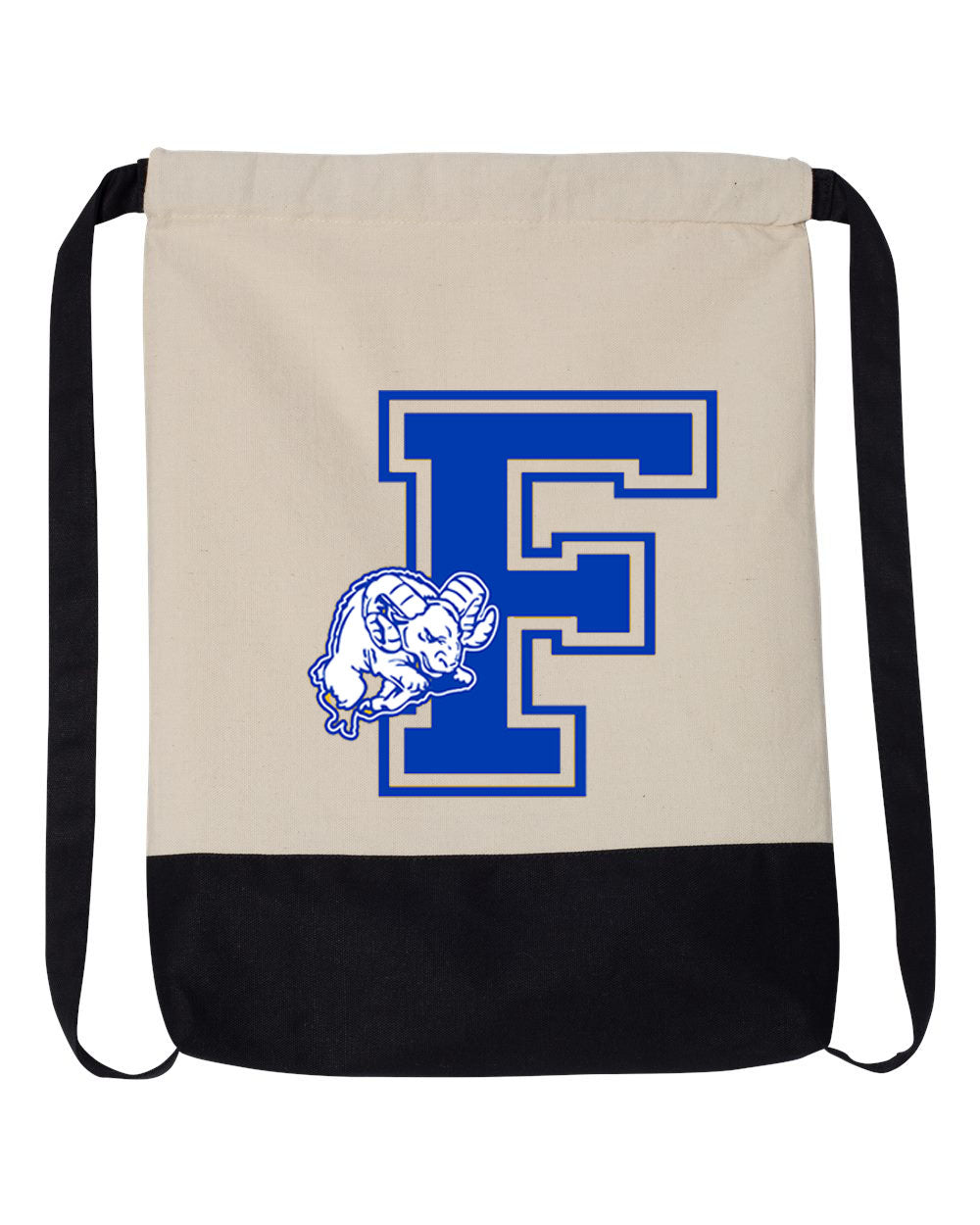 Franklin School design 1 Drawstring Bag