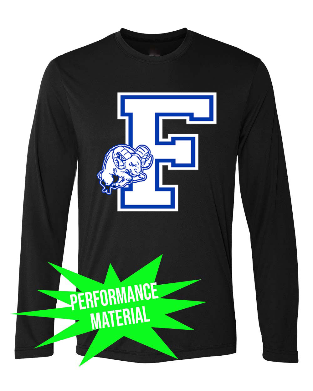 Franklin School Performance Material Design 1 Long Sleeve Shirt