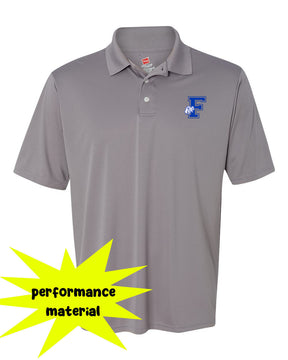 Franklin School Performance Material Polo T-Shirt Design 1