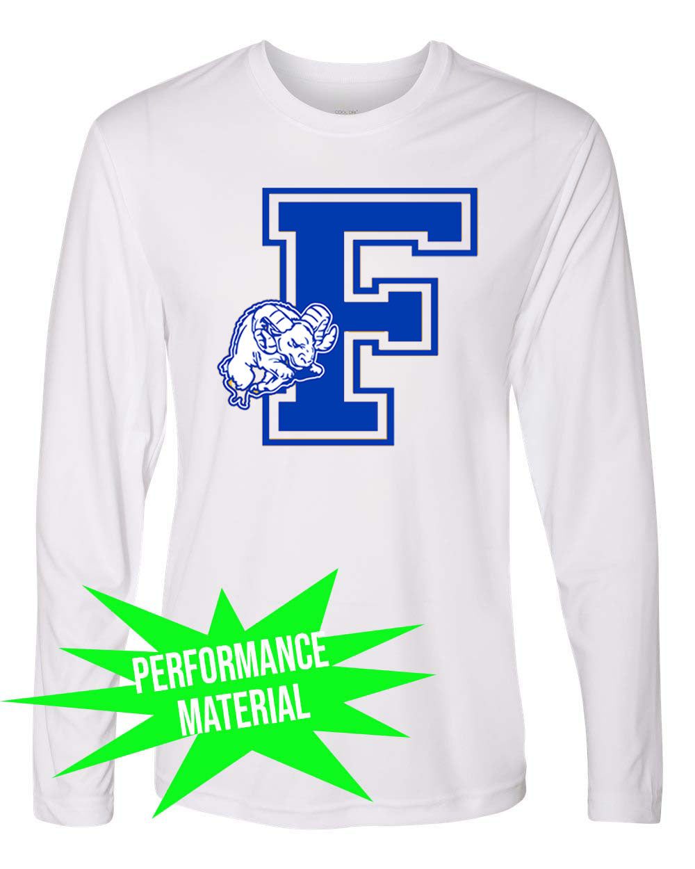 Franklin School Performance Material Design 1 Long Sleeve Shirt