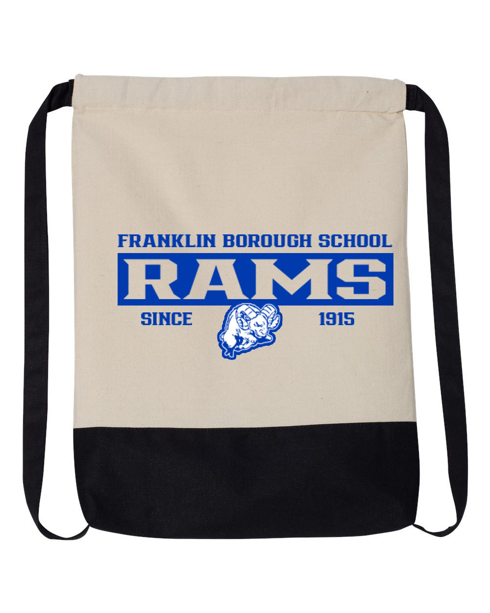 Franklin School design 2 Drawstring Bag