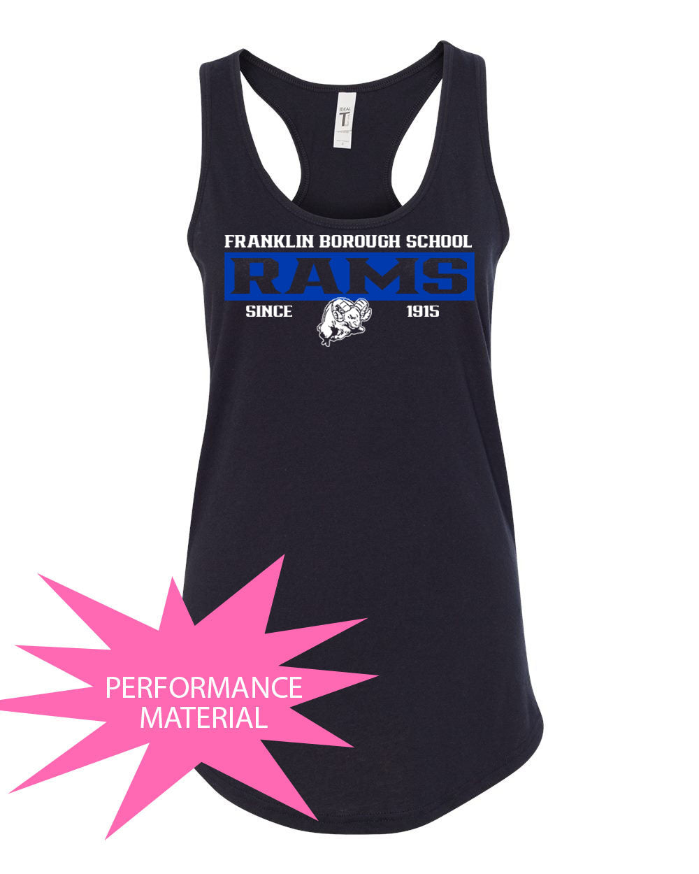 Franklin School Design 2 Performance Racerback Tank Top